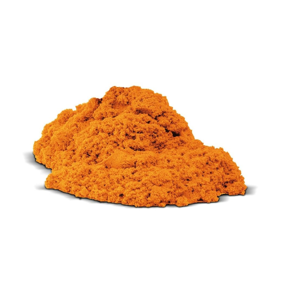 Gekleurd kinectic zand modelleerzand 1 kg zand voor binnen in de kleur oranje orange sand JonEly
