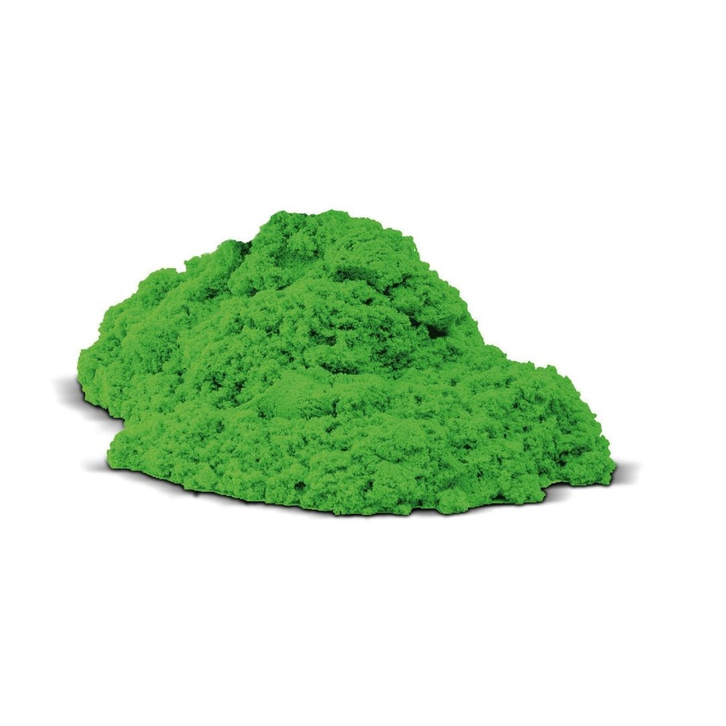 Gekleurd kinectic zand modelleerzand 1 kg zand voor binnen in de kleur groen green van JonEly sand