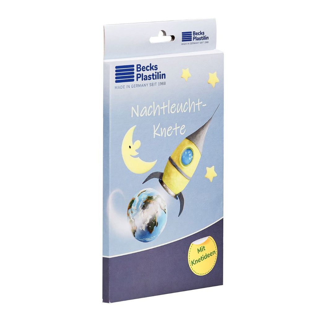 Kinderen spelen met Glow in the Dark Klei - Kneedbaar Plezier, waarbij ze creatieve vormen creëren die oplichten in het donker.
