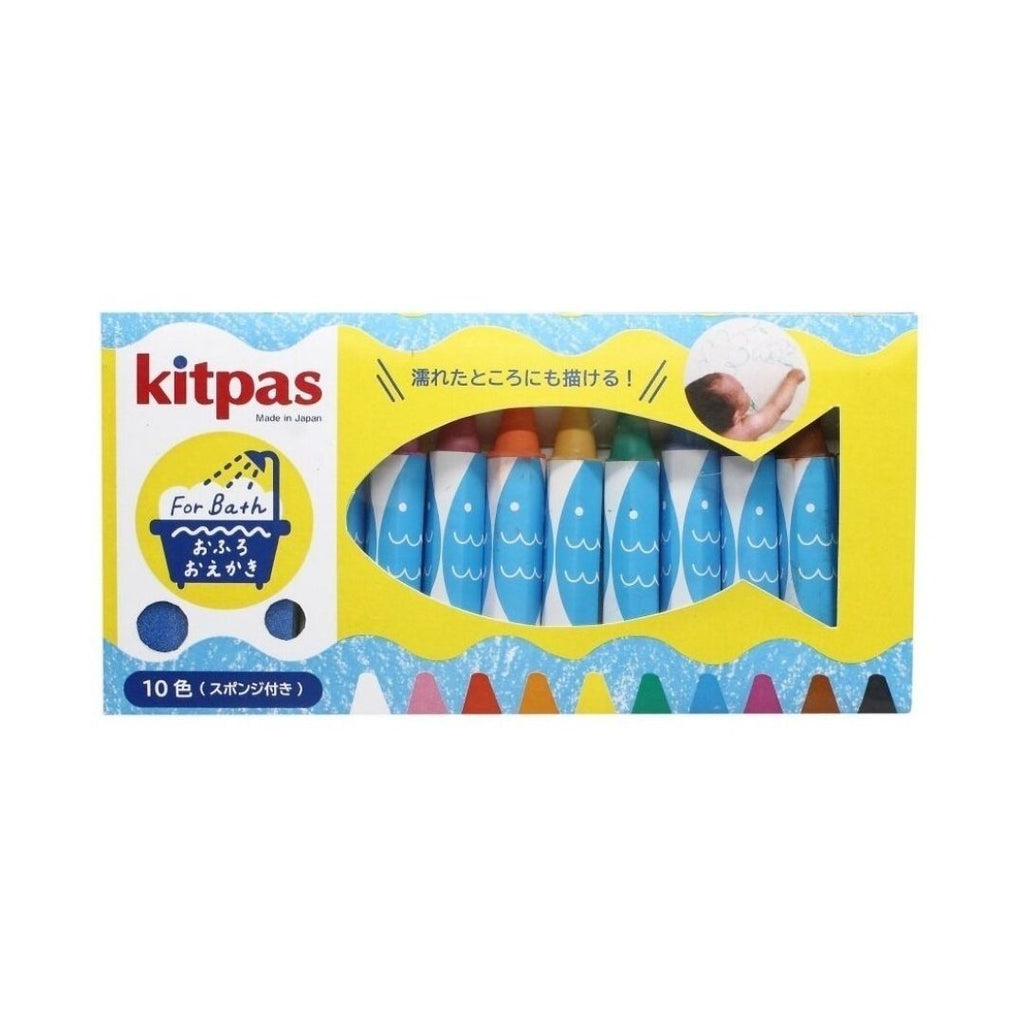 Kitpas bad tekenen in bad krijtjes creatief spelen 3+  natuurlijk materiaal  tegels badrand drijvende krijtjes kleuren tekenen fun in bad cadeau bad tijd nieuwe speeltijd  