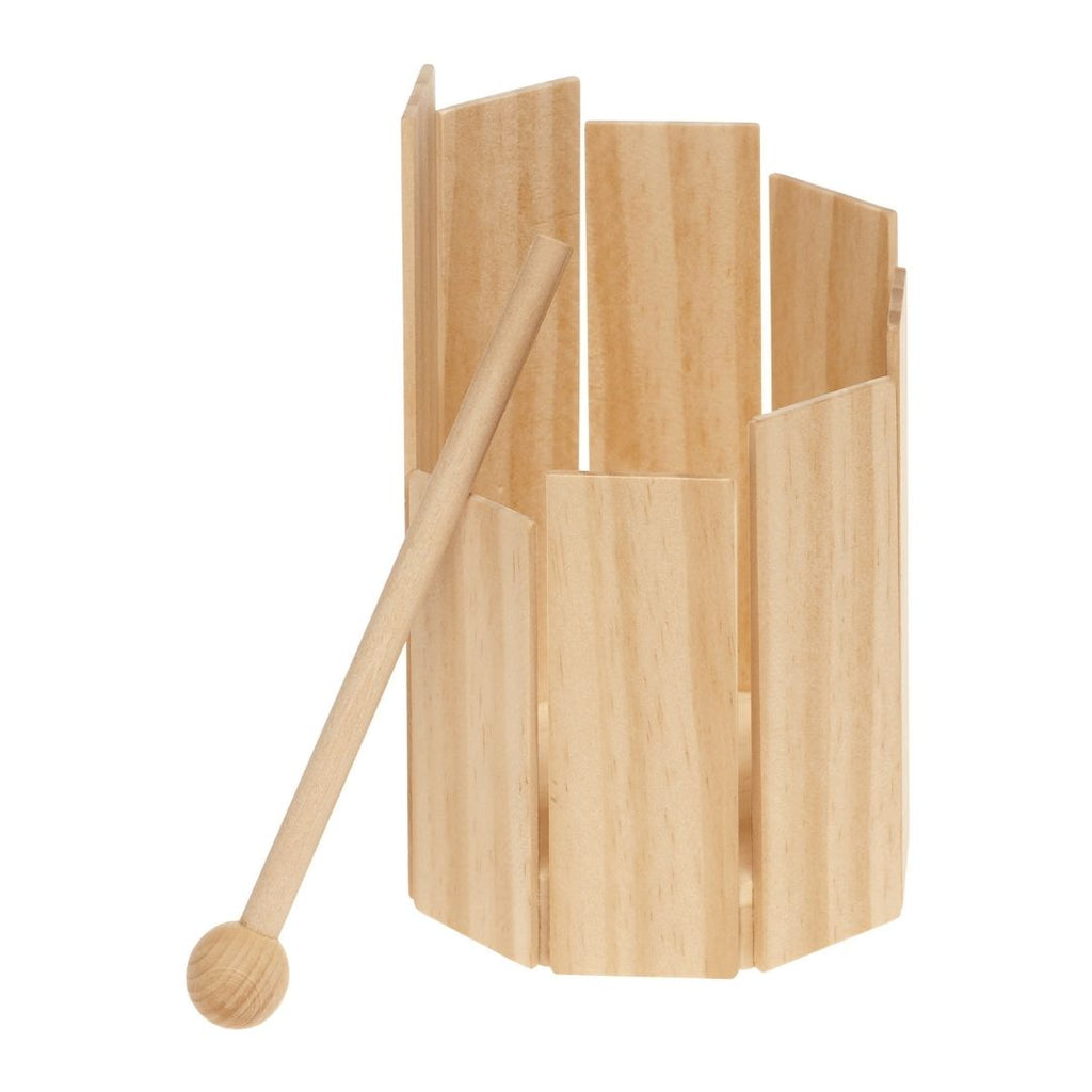 bouwpakket bouwset of knutselpakket trommel maken voor kinderen van hout