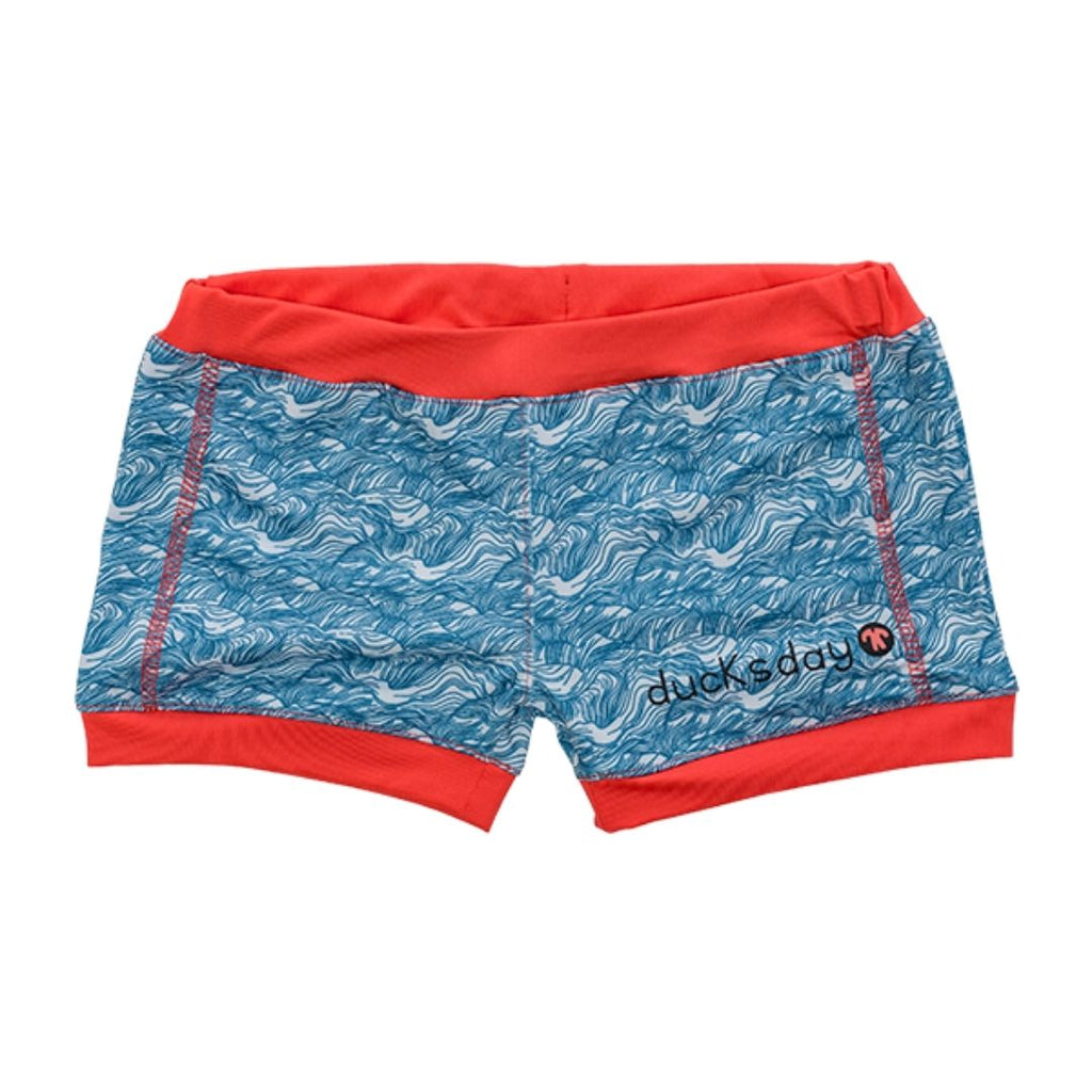 Ducksday Straya swimming trunk boys UV protective UPF50+ meisjes zwembroek zwemshort blauw wilt oranje zwemkleding uv maat 92 98 104 110 116 122 128 134 140 1 2 3 4 5 6 7 8 9 10 jaar 