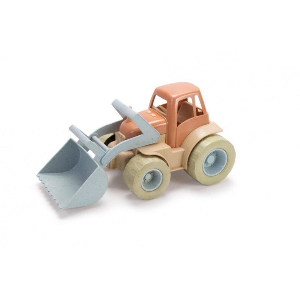 Dantoy bioplastic tractor voertuig om te spelen in zandbak speelgoed eco shovel 
