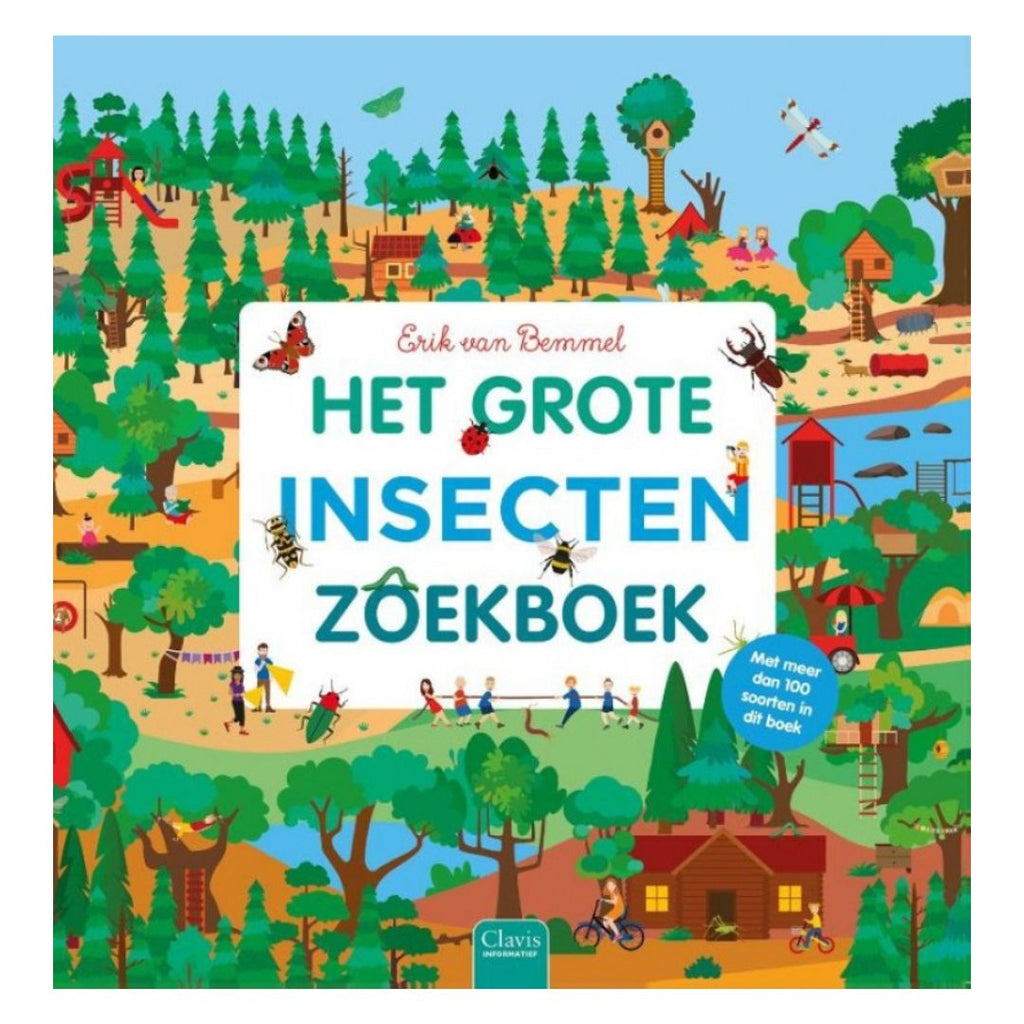 Kinderboek Het grote insecten zoekboek van clavis erik van bemmel cadeau voor natuurliefhebbers en dierenvrienden