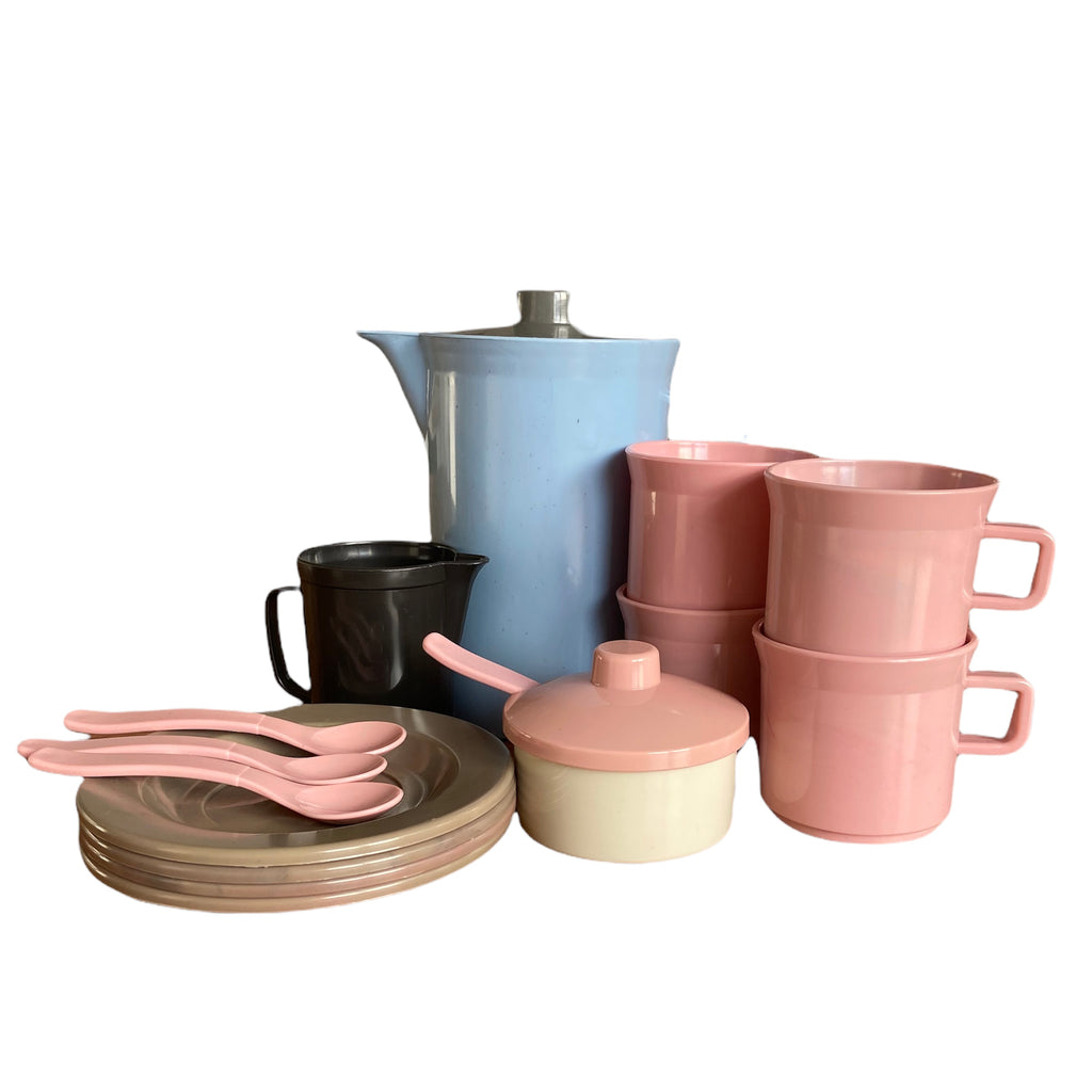 koffieset thee servies dantoy green bean collectie gerecycled materiaal eco friendly